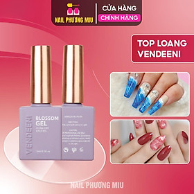 Top Loang VENDEENI 15ml Làm Nail Sơn Gel Trong Suốt Và Đặc Vừa Phải Tạo Hiệu Loang Màu