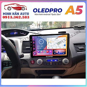 Bộ màn hình OLEDPRO A5, A3 cho xe HONDA CIVIC 2007-2012, trọn bộ màn hình, mặt dưỡng,dây nguồn theo xe