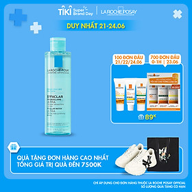 Nước Tẩy Trang Làm Sạch Sâu & Kiểm Soát Bã Nhờn Cho Da Dầu Nhạy Cảm La Roche-Posay Micellar Water Ultra Oily Skin 200ml