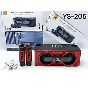 Mua Loa Kèm Micro Bluetooth Karaoke YS-205 Có 2 Micro Không Dây âm thanh hay bắt mic tốt Bảo Hành 12 Tháng