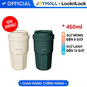 Ly giữ nhiệt LocknLock 460ml Coffee Tumbler LHC3329 - Hàng chính hãng, thép không gỉ 316L - JoyMall