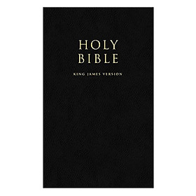 Ảnh bìa HOLY BIBLE: King James Version (KJV) Popular Gift & Award Black Leatherette Edition: Authorized King James Version (Bible Akjv)