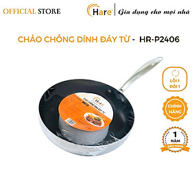 Chảo chống dính Inox có từ 3 kích thước 24 26 28cm  - thương hiệu Hare - lỗi 1 đổi 1