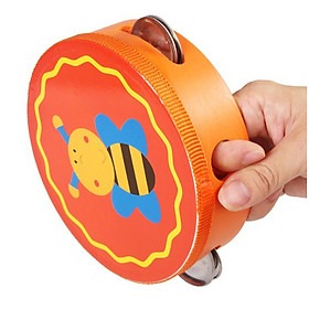 Đồ chơi trống xèng bằng gỗ an toàn cho bé - giao hình ngẫu nhiên