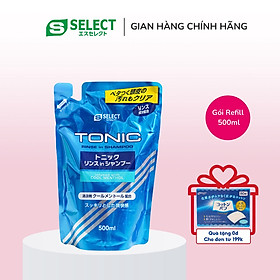 Dầu gội xả bạc hà mát lạnh dành cho nam S Select Nhật Bản ( gói refill 500ml )