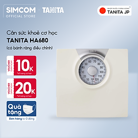 Cân sức khoẻ cơ học Tanita HA680 Nhật Bản,Cân Tanita, chính hãng nhật bản,cân cơ học,cân chính hãng,cân nhật bản,cân sức khoẻ y tế,cân sức khoẻ gia đình,cân sức khoẻ cao cấp,cân120kg,cân 130kg,Cân sức khoẻ mini