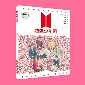 Photobook BTS nền hoa hồng