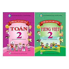 Sách Phiếu Bài tập cuối tuần Toán + Tiếng Việt 2 - Cánh Diều