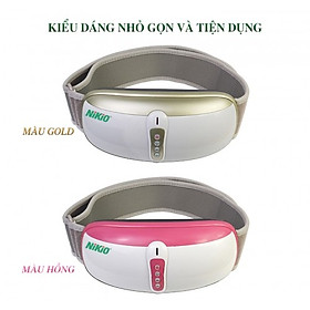 Đai (Máy) Massage Bụng Nikio NK-169AC - Công Nghệ Rung, Lắc Và Xoa Bóp Tiên Tiến, Kết Hợp Hồng Ngoại Hỗ Trợ Giảm Mỡ Bụng, Làm Săn Chắc Cơ Cực Nhanh