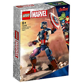Hình ảnh Đồ Chơi Lắp Ráp Mô Hình Đội Trưởng Mỹ Captain America - Lego Super Heroes 76258 (310 Mảnh Ghép)