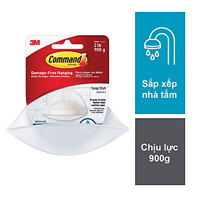 Mua  QUÀ TẶNG  Khay đựng xà bông Command 3M chịu lực 900g - Độ bền cao  bám cực chắc  tháo cực dễ  chống thấm nước  không khoan đục  không bong tróc BATH14ES