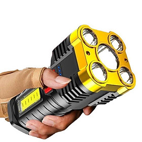 Mua Đèn Pin 5 Bóng Đèn Pin Siêu Sáng Cầm Tay Chắc Chắn 4 Chế Độ Sáng Tiện Dụng