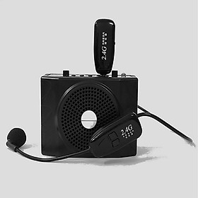 Máy trợ giảng không dây SN 204 Wireless Kháng nước, Kèm theo: 1 Micro ko dây cài tai + 1 Micro có dây cài ve áo + 1 Tai nghe Bluetooth Siêu Bass Có Mic Đàm Thoại Thích Hợp các cuộc họp, hội nghị và học trực tuyến trên Zoom