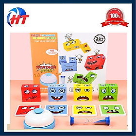 ĐỒ CHƠI XẾP RUBIK BIỂU CẢM GIÚP BÉ THÊM SÁNG TẠO-HT