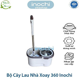 Mua Cây Lau Nhà  Bộ Cây Lau Nhà Thông Minh Xoay 360 Độ Lồng Inox  Chính Hãng Inochi Đạt Tiêu Chuẩn Xuất Nhật