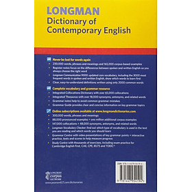 Sách Longman Dictionary Of Contemporary English (6 Ed.)