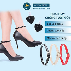 Quai giày vòng cổ chân chống tuột gót và trang trí giày buybox BBPK52