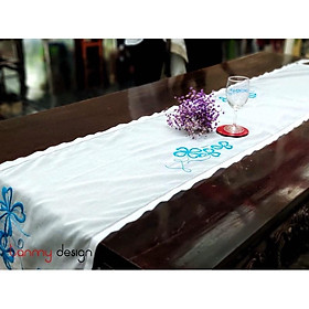 Mua Khăn trải bàn dài thêu tay 40x200cm.