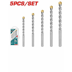 BỘ MŨI KHOAN BÊ TÔNG 5 CHI TIẾT 4-10MM TOTAL TACSD5055