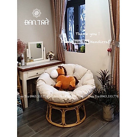 Mua   GIÁ TẠI XƯỞNG   KHUNG GHẾ THƯ GIÃN PAPASAN   100CM   KÈM NỆM CANVAS CAO CẤP - Nội Thất Mây Tre Đan