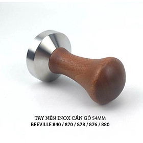 Mua Tay nén cà phê Breville cán Gỗ kích thước đường kính 54.2mm- Hàng chính hãng