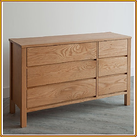 Mua Tủ 6 ngăn kéo Tundo màu sồi 120 x 40 x 76 cm