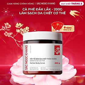 Tẩy tế bào da chết thảo dược dành cho cơ thể Sắc Ngọc Khang hũ 200g