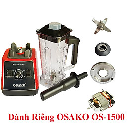 Linh kiện thay thế của máy xay sinh tố công nghiệp osako OS-1500, công suất 1500W, chọn phân loại, cối màu ngẫu nhiên-Hàng chính hãng