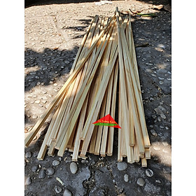Mua Thanh gỗ thông vuông 1cm  dài 1m dùng làm nẹp chỉ  đóng chuồng chim  làm khung viền  DIY