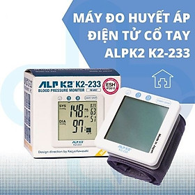 Máy đo huyết áp cổ tay cao cấp alpk2 k2-233- Japan