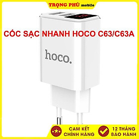 CỐC SẠC NHANH HOCO C63/C63A -Chính hãng