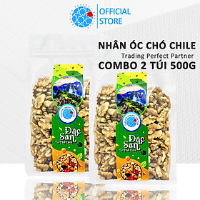 Combo 2 Nhân hạt Óc Chó Chile Trading Perfect Partner túi 500g