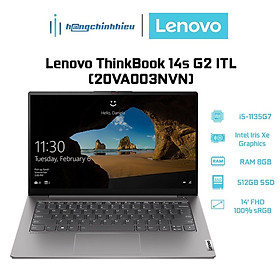 Laptop Lenovo ThinkBook 14s G2 ITL 20VA003NVN (i5-1135G7 | 8GB | 512GB | Intel Iris Xe Graphics | 14' FHD 100% sRGB) Hàng chính hãng