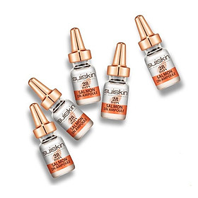 Combo 5 chai Tinh chất Tế bào gốc từ DNA trứng cá hồi ngừa mụn phục hồi da Suiskin Salmon DN Ampoule 2ml x5