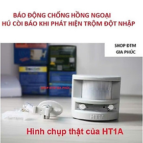 Chuông báo động chống trộm hồng ngoại sơ đồ có trên vỏ hộp