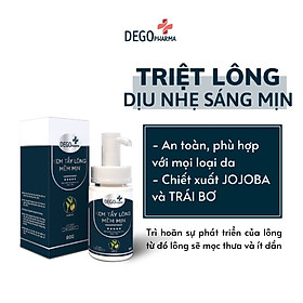 Kem tẩy lông Dego Pharma - triệt lông tay, chân, nách, bikini tại nhà