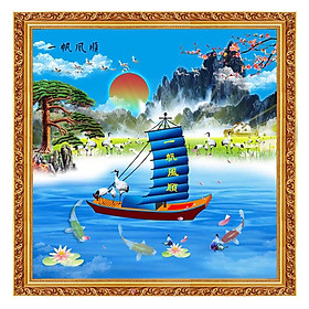 Tranh Dán Tường Thư Pháp 3D 3D1