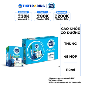 Thùng 48 Hộp Sữa Uống Dutch Lady Cô Gái Hà Lan Có Đường Cao Khỏe (48X110ml)