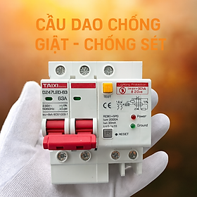 Mua Aptomat Chống Giật – Chống Sét 63A Loại Xịn – Ngắt Điện Tự Động  An Toàn Tuyệt Đối