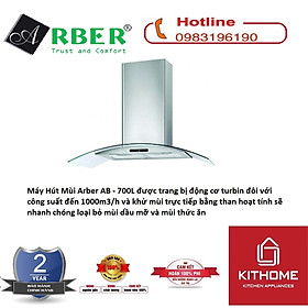 Mua Máy Hút Mùi Arber AB - 700L - Hàng chính hãng