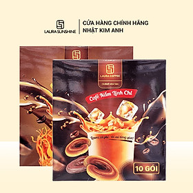 Cà phê hòa tan cao cấp Laura Coffee Nhật Kim Anh hộp 10 gói