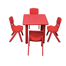 Mua Bộ bàn ghế Mầm Non Hình Vuông 4 Ghế TH01