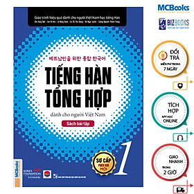 Sách - Tiếng Hàn Tổng Hợp Dành Cho Người Việt - Bản Đen Trắng  - MCBooks