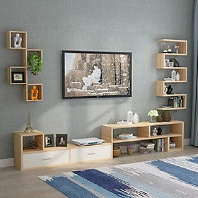 Mua BỘ KỆ TREO TƯỜNG VÀ TỦ NGĂN KÉO PHÒNG KHÁCH