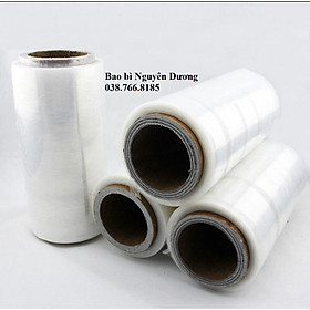 Mua Màng co bọc hàng  màng chít PE bọc hàng siêu dính phi 25cm cuộn 1kg