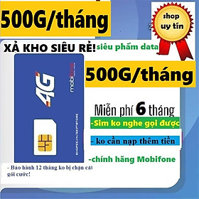 Hình ảnh Sim 4G Mobifone chuyên data vào mạng, nhiều lựa chọn thời gian sử dụng - Hàng chính hãng