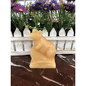 Bộ 12 con giáp đá ngọc hoàng long trang trí bàn làm việc - Cao 10cm