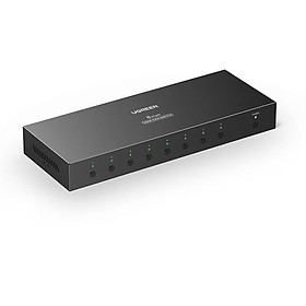 Ugreen UG80963CM546TK 4K 60Hz 5M Bộ chuyển tín hiệu 8 CPU dùng 1 Màn hình cổng HDMI KVM Switch USB kèm dây USB-B hổ trợ hot key - HÀNG CHÍNH HÃNG