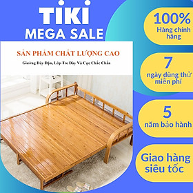 Mua  FREESHIP + VOUCHER  Ghế Giường Sofa Tre Gấp Gọn Tiện Lợi  Sofa Giường Nguyên Liệu 100% Từ Tre Thiên Nhiên Thân Thiện An Toàn Với Sức Khỏe