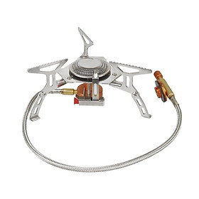 Outdoor Hiking Camping Steel Stove Gas-Powered Butane Propane Burner Portable Outdoor Picnic Survival Accessory